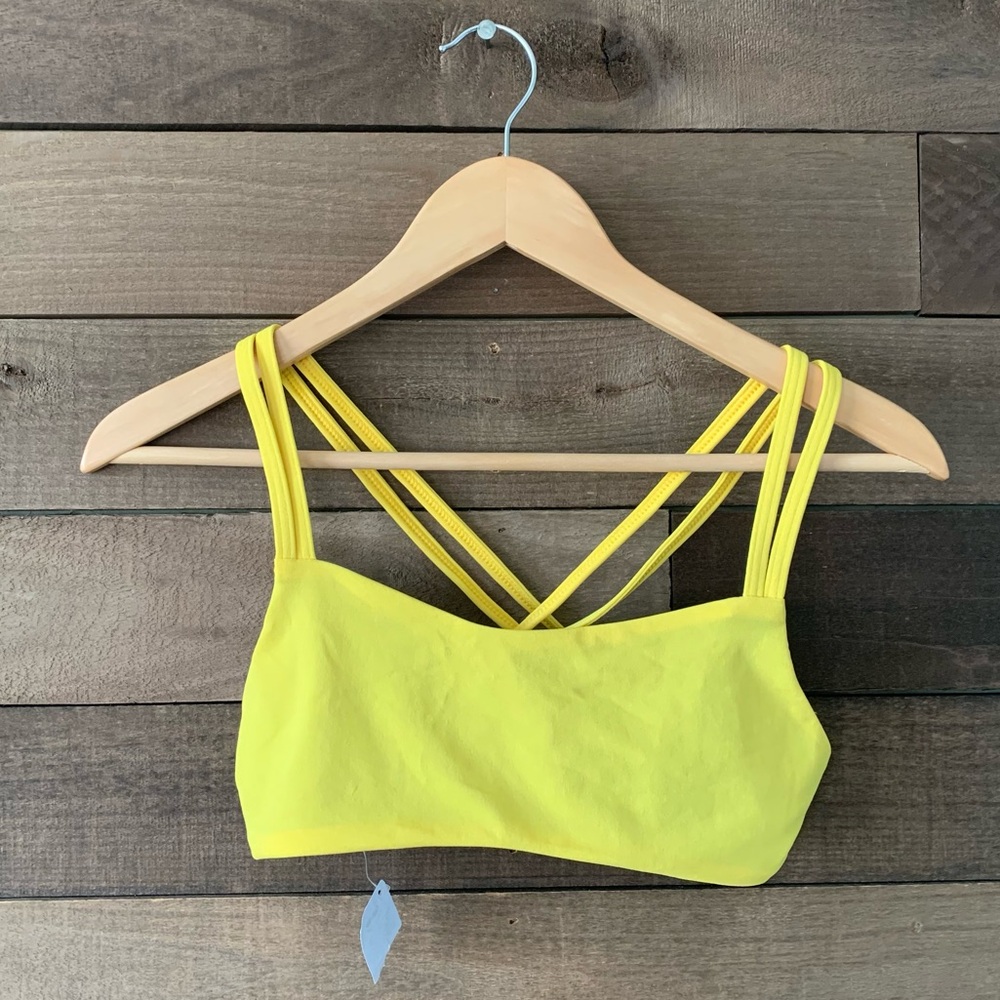 NWT Jolyn Women's Fendrick Bikini Swim Top in Yellow